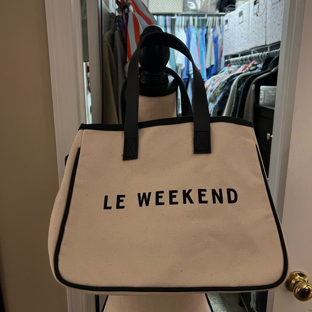 Santa Barbara Design Studio Le Weekend Mini Canvas Tote Bag